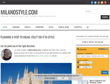 Tablet Screenshot of milanostyle.com